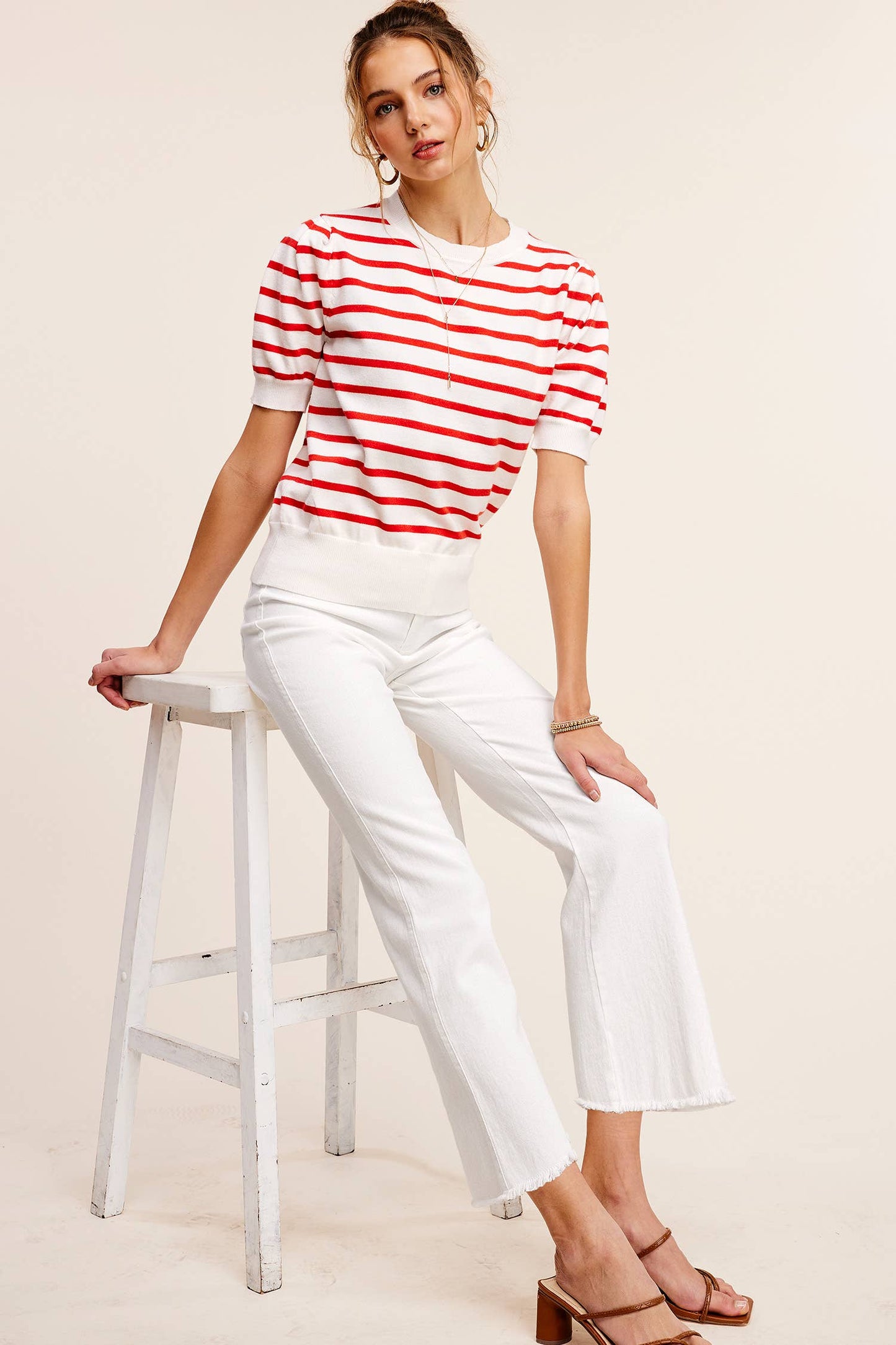 Soft Washed Stretchy High Waisted Flare Pants