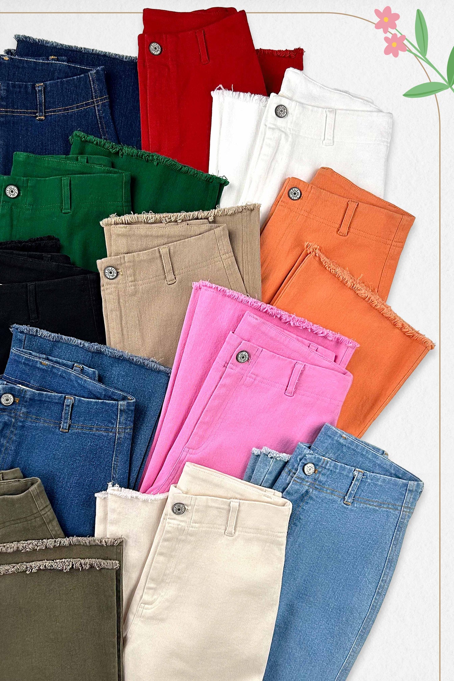 Soft Washed Stretchy High Waisted Flare Pants