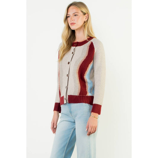 Knitted Long Sleeve Cardigan