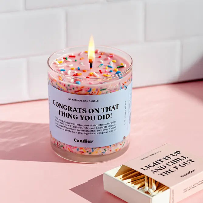 Candier Congrats Candle
