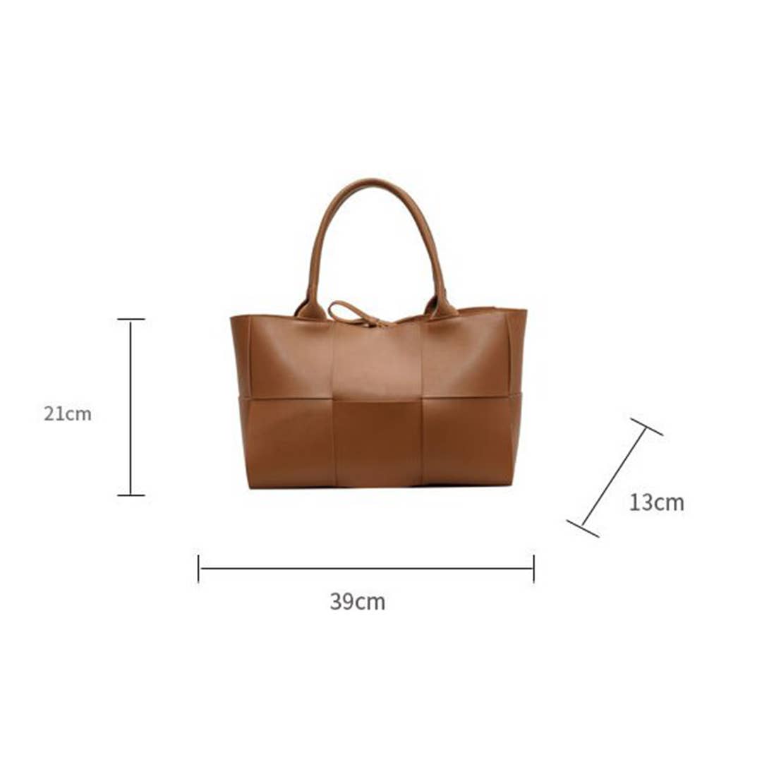 Versatile Woven Large-Capacity Niche Shoulder Bag