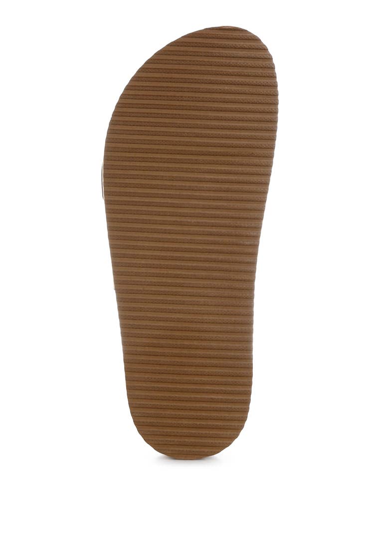 Uvaria Metallic Slip-On Sandals