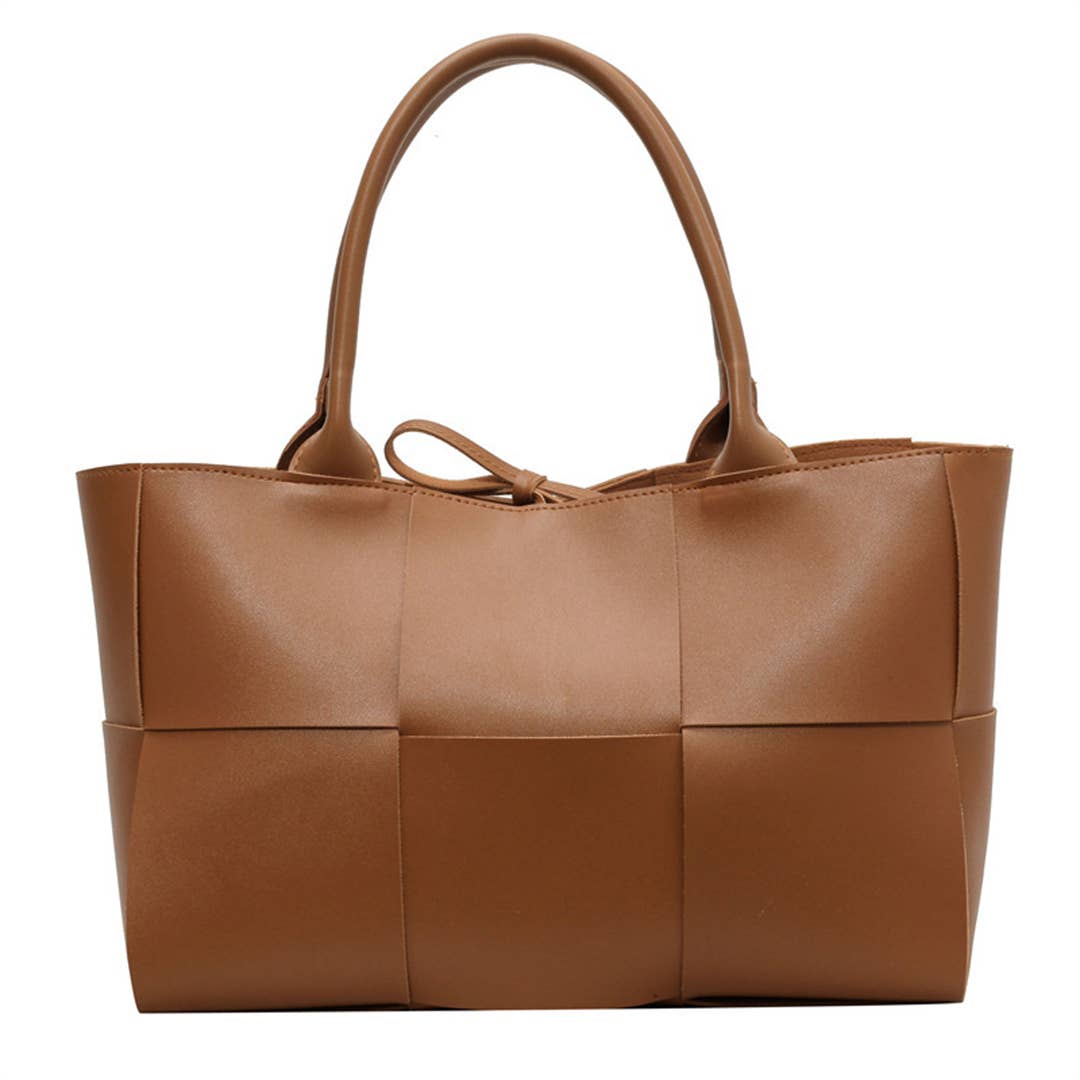 Versatile Woven Large-Capacity Niche Shoulder Bag