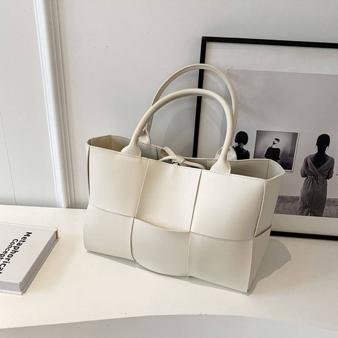 Versatile Woven Large-Capacity Niche Shoulder Bag